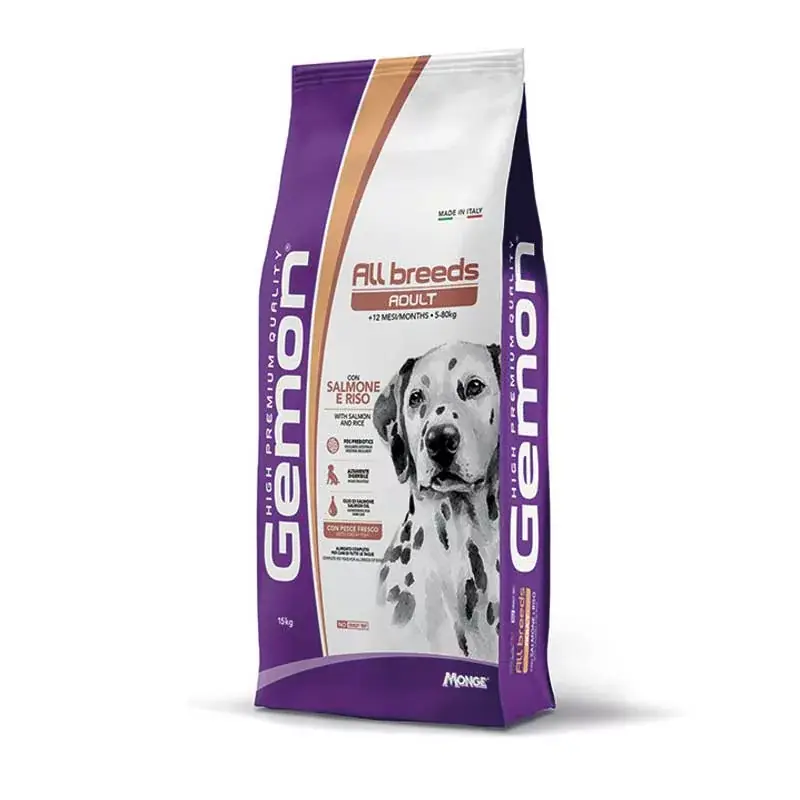 Szuper akció GEMON DOG SZÁRAZ ALL BREEDS 15KG LAZAC-RIZS