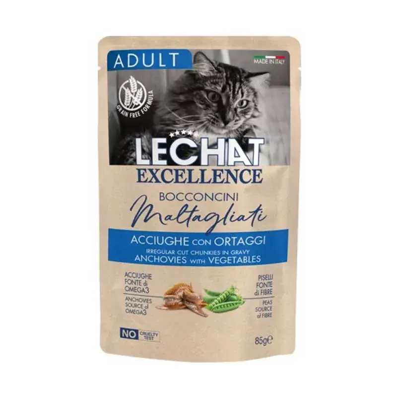 Vedd meg most LECHAT CAT EXCELLENCE GF ADULT 85G SZARD-ZÖLDSÉG