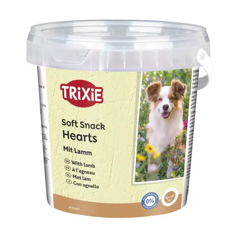 Legjobb ár TRIXIE SOFT SNACK JUTALOMFALAT 500G HAPPY HEARTS
