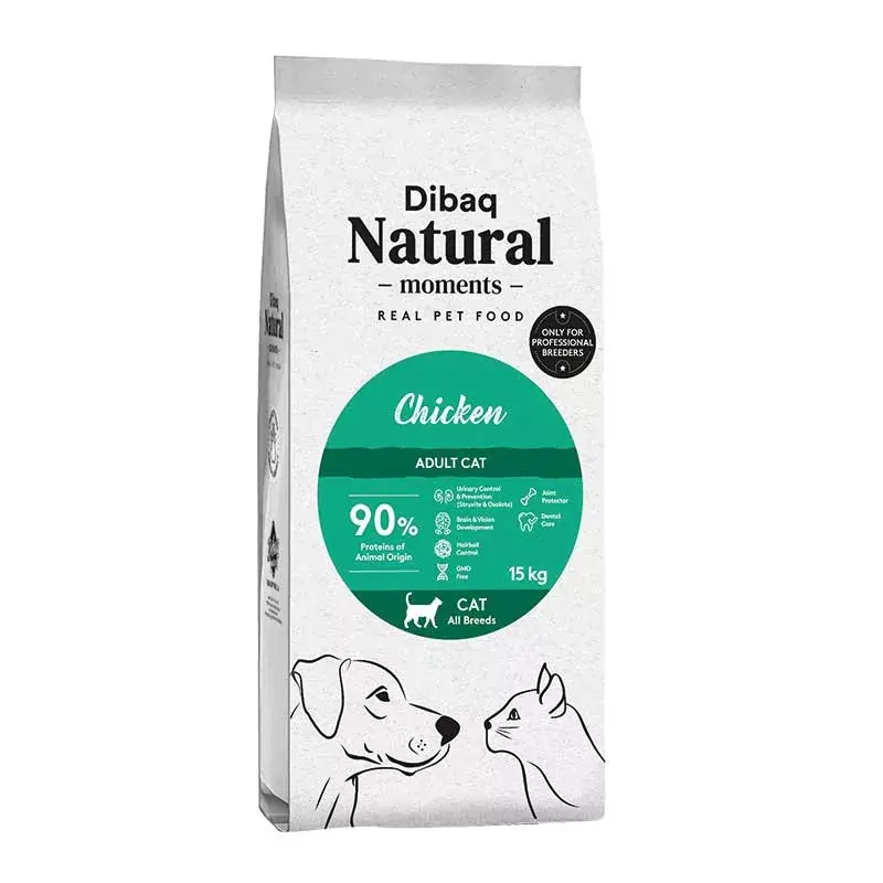 Natural Moments Prémium Macska Táp csirkehússal és rizzsel 15kg Újdonság