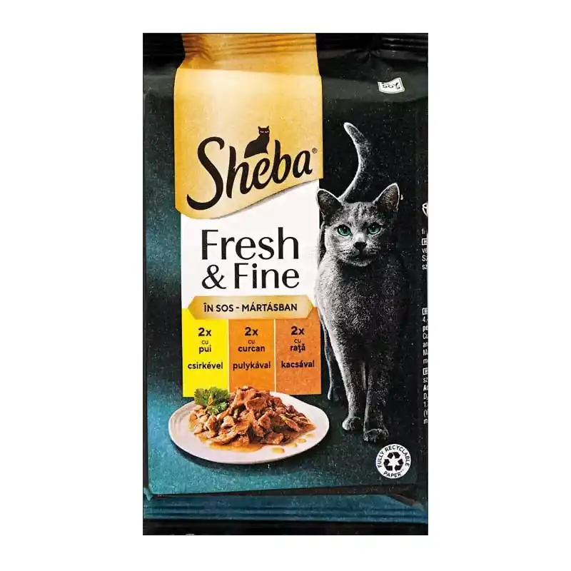 SHEBA CAT ALUTASAK 3x2x50G CSI-PU-KA Vedd meg online