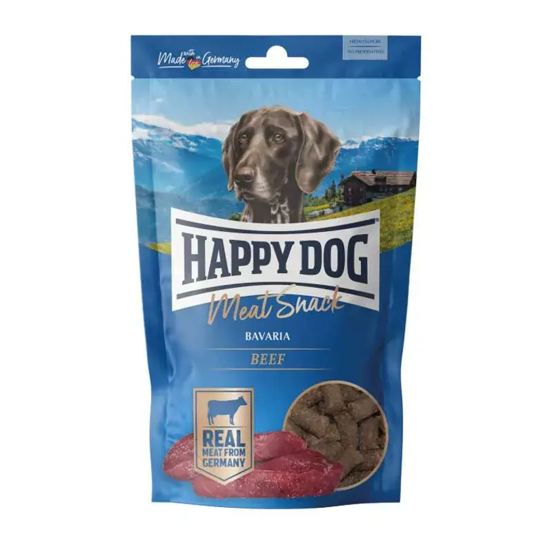 HAPPY DOG MEAT SNACK BAVARIA 75G MARHA Legkelendőbb