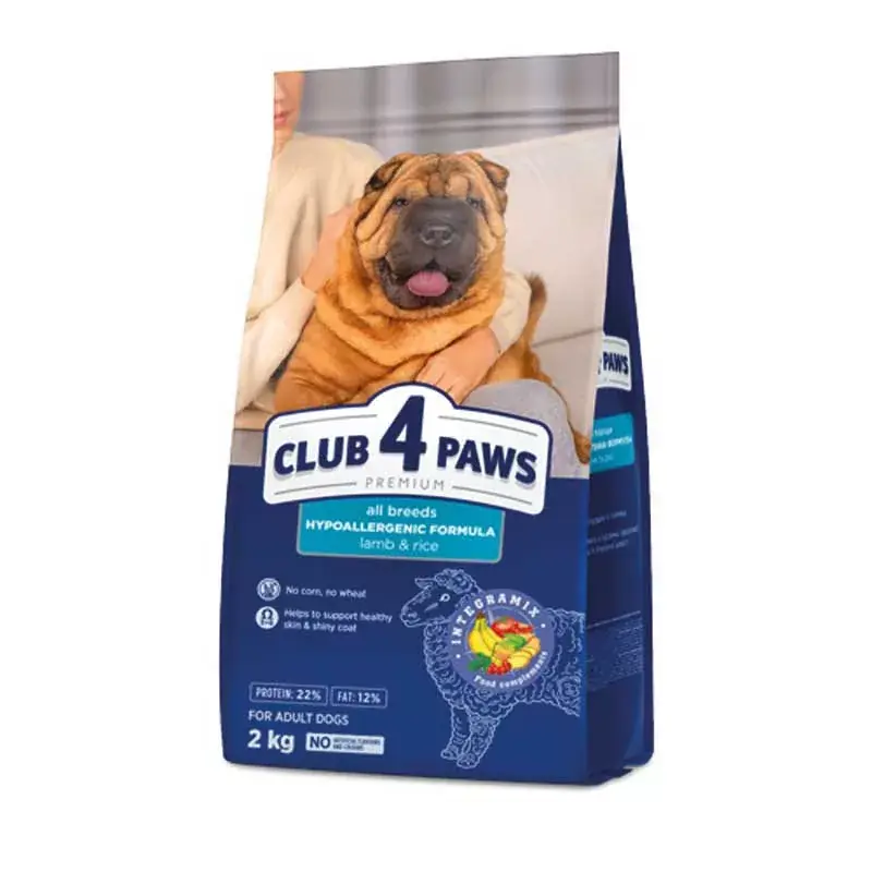 Vásárlói kedvenc CLUB4PAWS DOG DRY ALL 2KG BÁRÁNY-RIZS