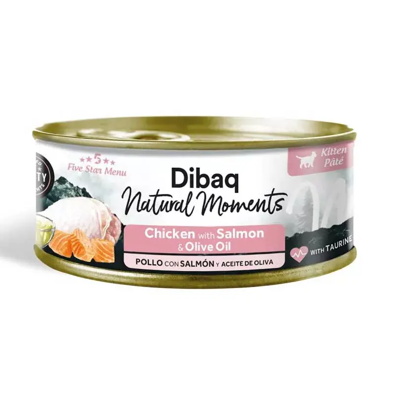 Azonnali szállítás Dibaq Natural Moments CAT KITTEN 70G CSIRKE-LAZAC