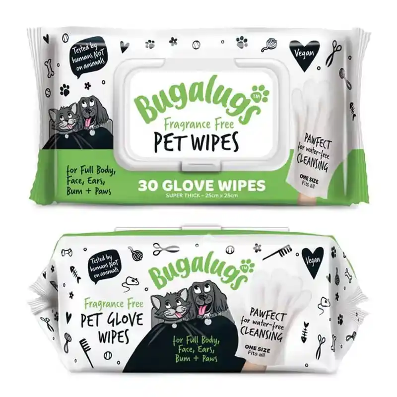 Ne maradj le BUGALUGS BIODEGRADABLE GLOVE WIPES 30DB