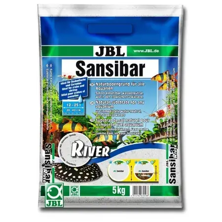 JBL Sansibar RIVER 5 kg - természetes akvárium talaj - durva szemű Kihagyhatatlan ajánlat