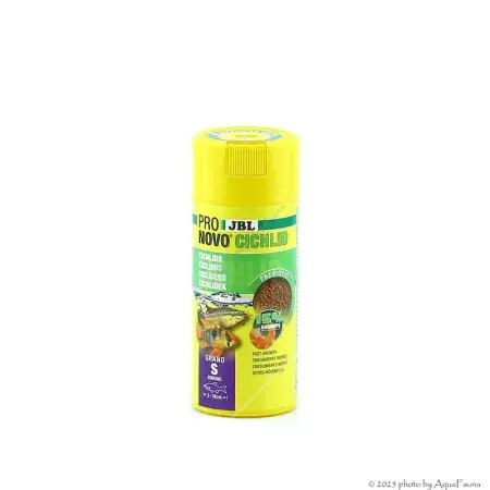Legkelendőbb JBL Pronovo Cichlid Grano S 250 ml click - granulált eleség sügérfélék részére