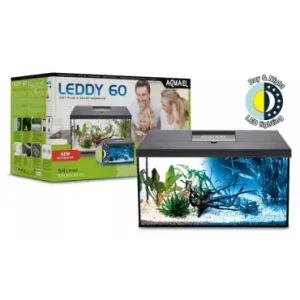 Biztonságos vásárlás AquaEl Leddy 60 Day & Night LED black akvárium szett - 54 liter - fekete