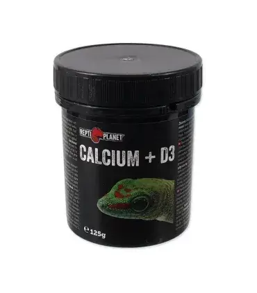 Repti Planet Calcium + D3 - kiegészítő takarmány - hüllők részére (125 g) Szuper ajánlat