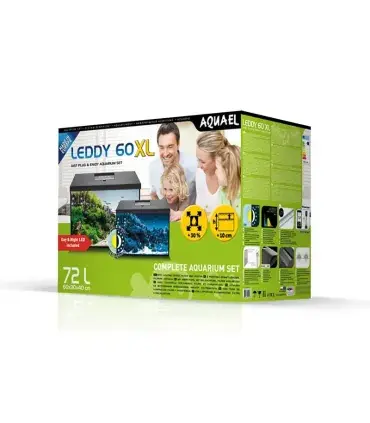 AquaEl Leddy 60 XL Plus Day & Night LED akvárium szett - 72 liter - fekete Prémium