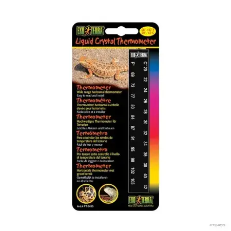 Prémium Hagen Exo Terra Terrarium Thermometer - folyadékkristályos hőmérő
