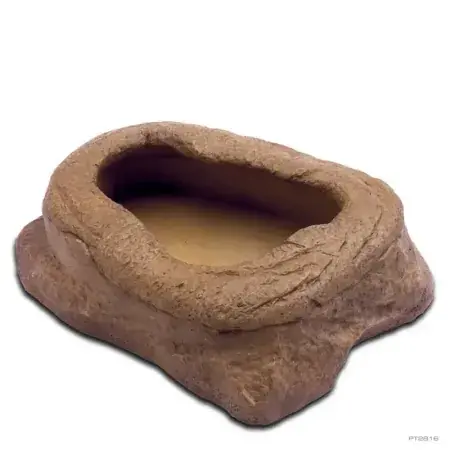 Gyors szállítás Hagen Exo Terra Worm Dish meal worm feeder - tál (élgyűrűvel) terráriumi állatok részére (9,5x4,5x1