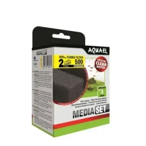 Biztonságos fizetés AquaEl MediaSet Standard szűrőszivacs (2 db) Turbofilter 500 belső szűrőhöz
